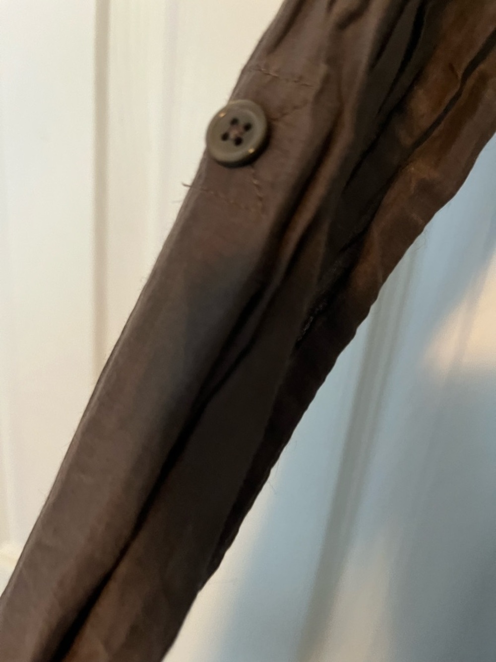 Athleta DayDream Brown Lightweight V-neck Tunic Top cover up Xxs - Picture 3 of 7